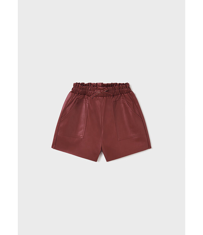 Mayoral Mayoral Leatherette shorts