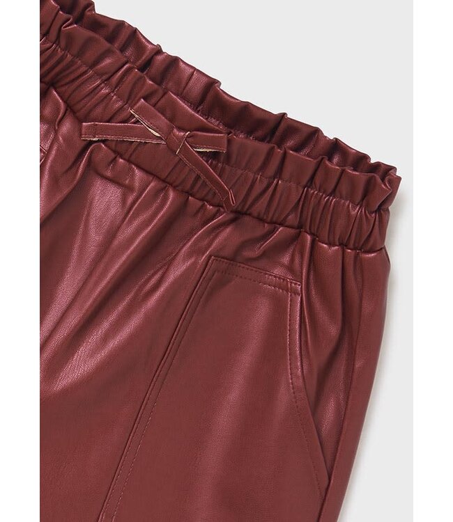 Mayoral Mayoral Leatherette shorts