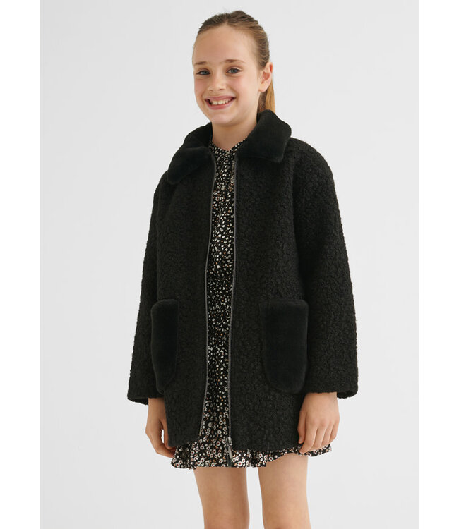 Mayoral Terry Cloth girls coat -size 8