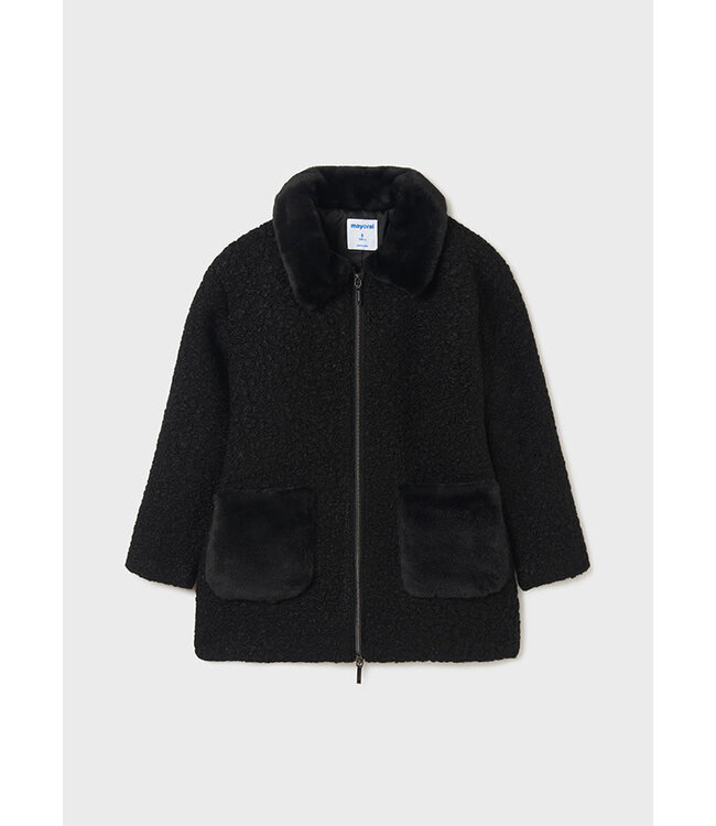 Mayoral Terry Cloth girls coat -size 8