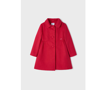 Mayoral Mayoral girls red coat -size 4