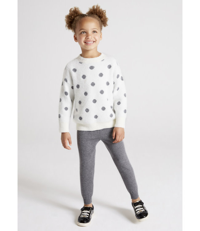 Mayoral knitted polka dot sweater & legging set -size 4 - Lizzy