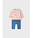 Mayoral Mayoral 2 Piece Denim pants set ECOFRIENDS newborn girl