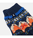 Joules Toasty Gloves Navy Fox -size 3-7 Y