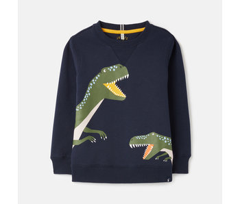 Joules Ventura Artwork Dino sweatshirt -Size 3