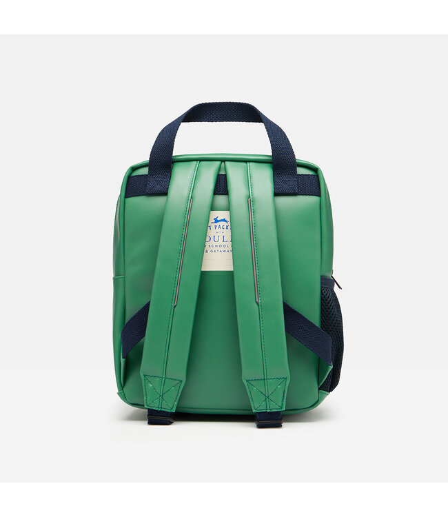 Joules Pathway artwork rubberized backpack -Green Dino