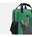 Joules Pathway artwork rubberized backpack -Green Dino