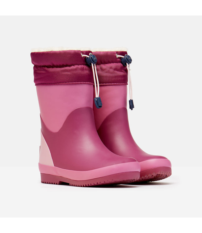 Joules Junior winter warm welly boot
