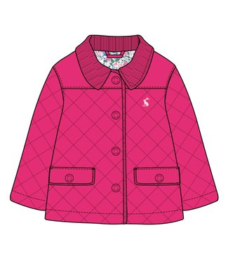 Joules Mabel star quilted coat