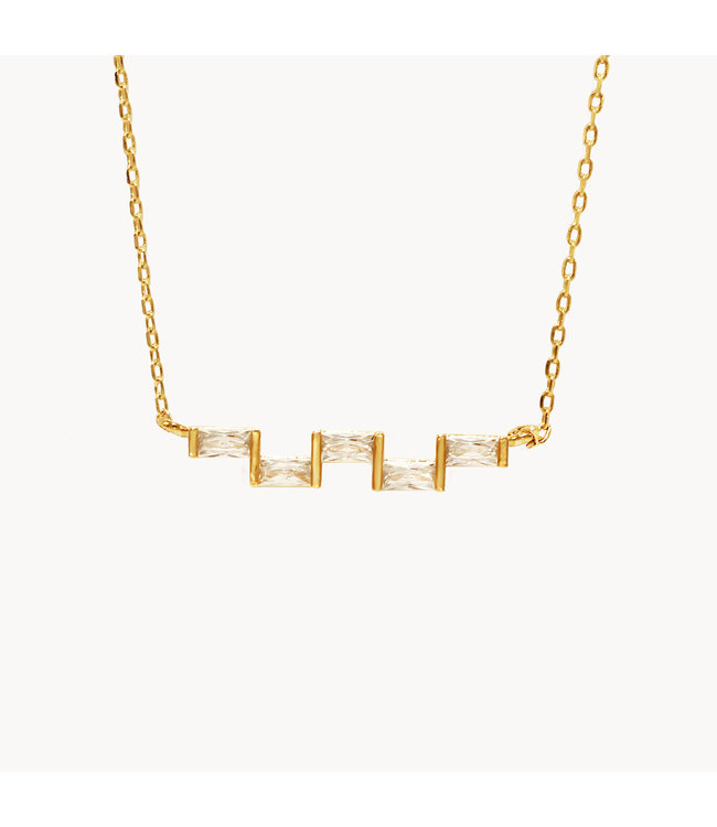 ZigZag bar necklace