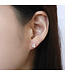 Princess CZ stud earrings