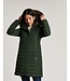 Joules Chevron quilted longline coat