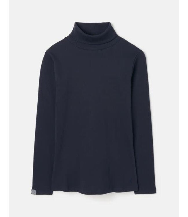 Joules Clarissa solid roll neck jersey top