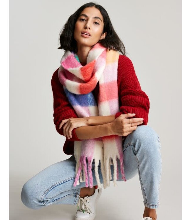 Joules Brushed Check Scarf