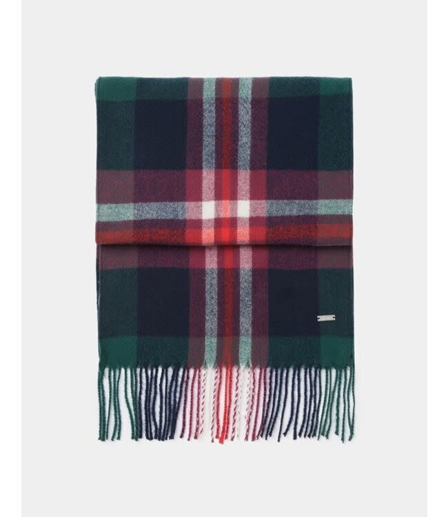 Joules Bracken Check Warm Handle Scarf