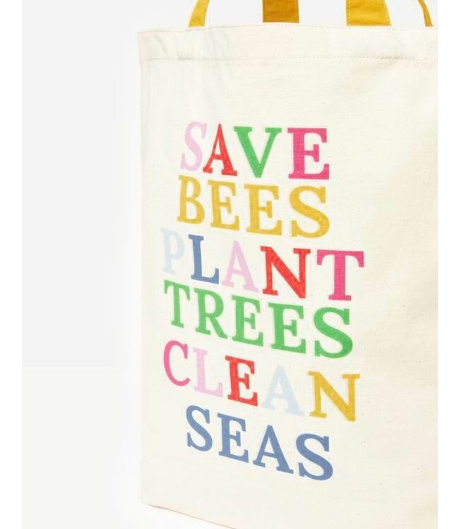 Joules Lulu Shopper printed tote bag