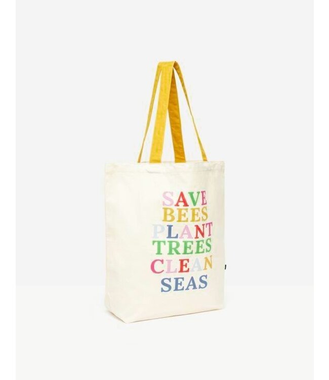 Joules Lulu Shopper printed tote bag