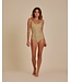 Rylee + Cru Millie one-piece Golden ditsy