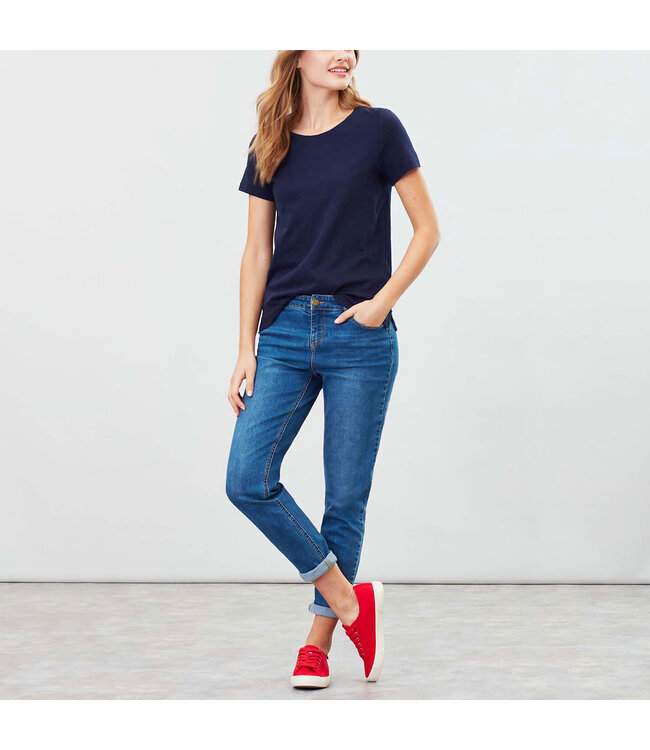 Joules Carley solid classic crew t-shirt