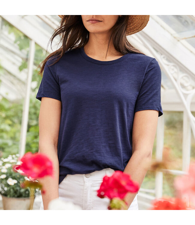 Joules Carley solid classic crew t-shirt