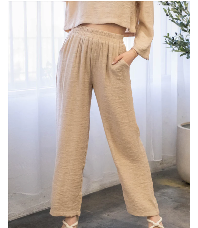 Blu Pepper Lightweight high rise pants