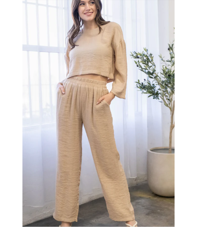 Blu Pepper Lightweight high rise pants