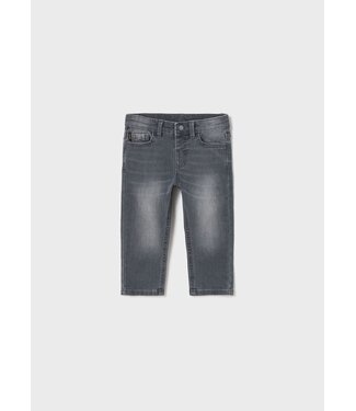 Mayoral Sustainable cotton slim fit trousers baby