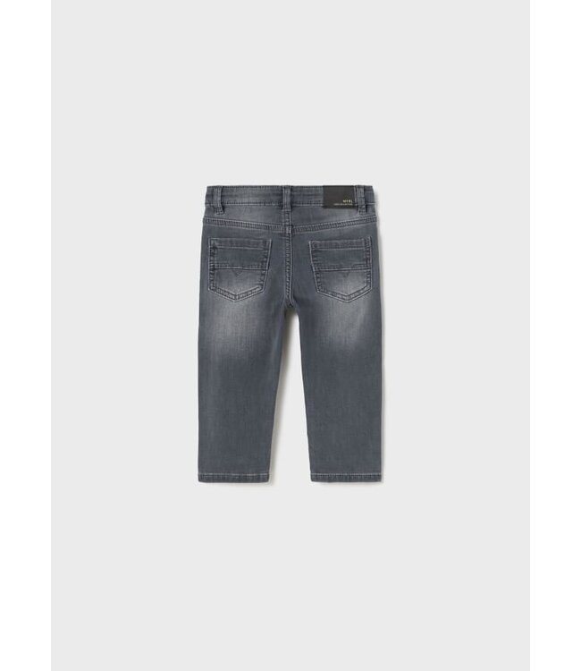 Mayoral Sustainable cotton slim fit trousers baby