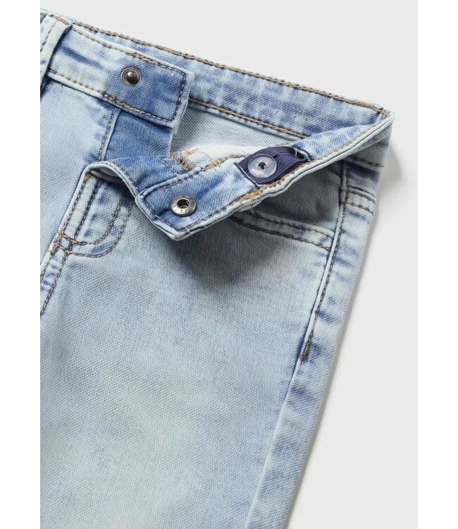 Mayoral Sustainable cotton slim fit trousers baby