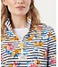 Joules Pip floral half zip sweatshirt