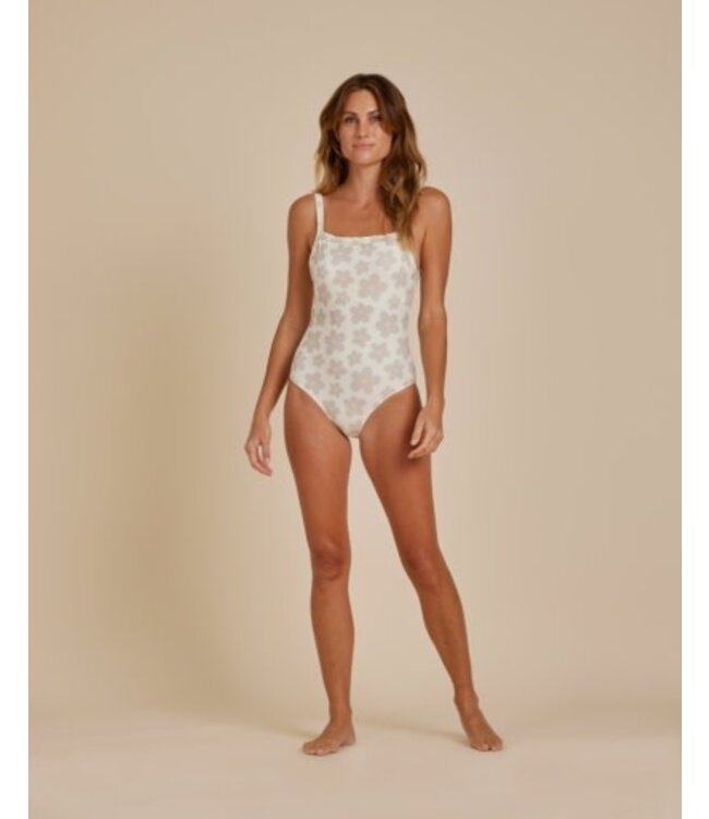 Rylee + Cru Square neck one-piece