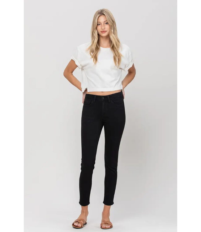 Flying Monkey Raven Mid Rise crop skinny