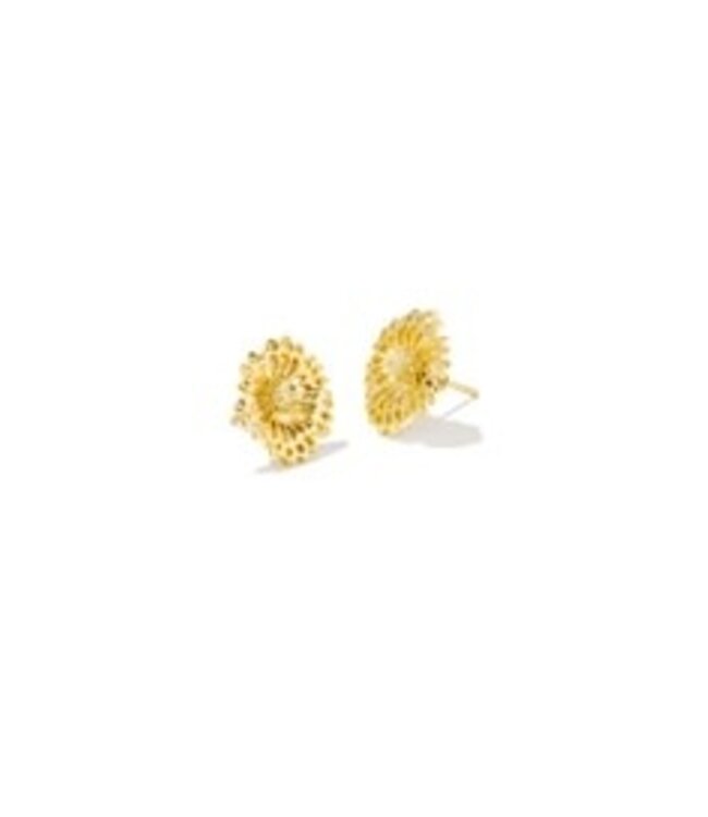 Kendra Scott Brielle stud earrings gold metal