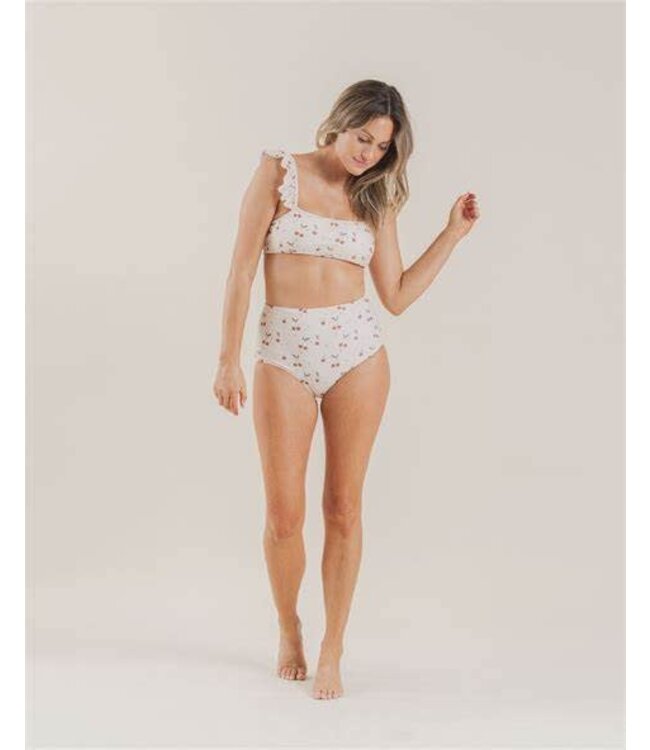 Rylee + Cru High waisted bikini bottom