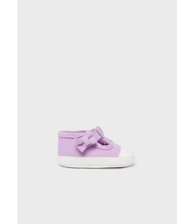 Mayoral T-Strap Canvas Shoes with Velcro Newborn