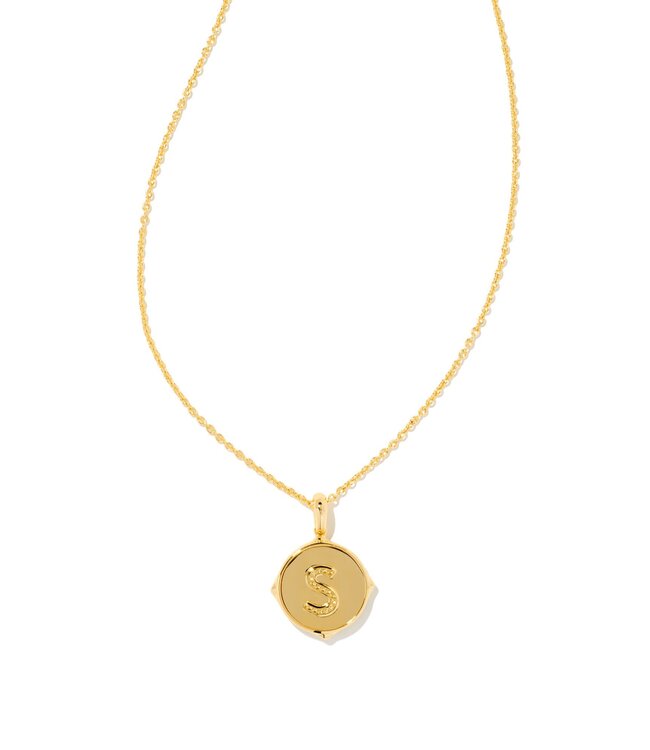 Kendra Scott Letter S disc pendant necklace