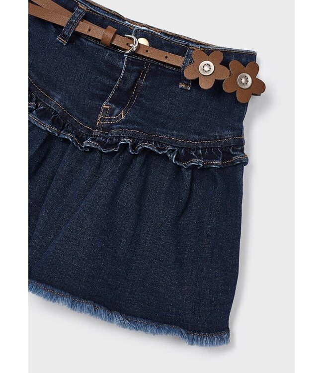 Mayoral Denim skirt with belt