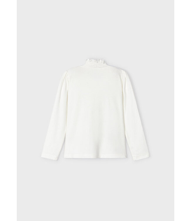 Mayoral Mock neck viscose shirt