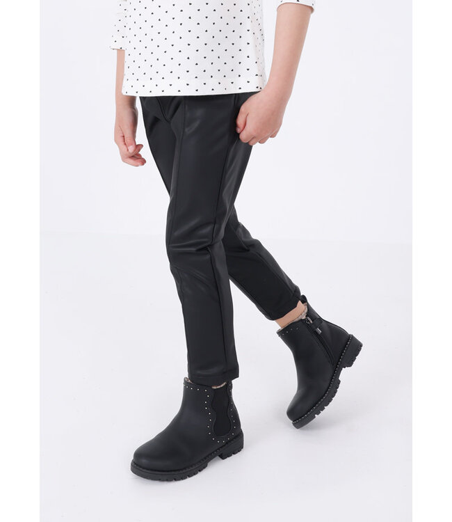 Mayoral Synthetic leather leggings