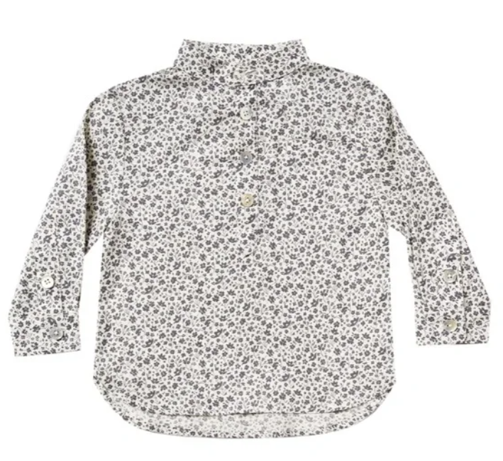 Rylee Cru long sleeve mason shirt - flower field size 6-12M - Lizzy Lou ...