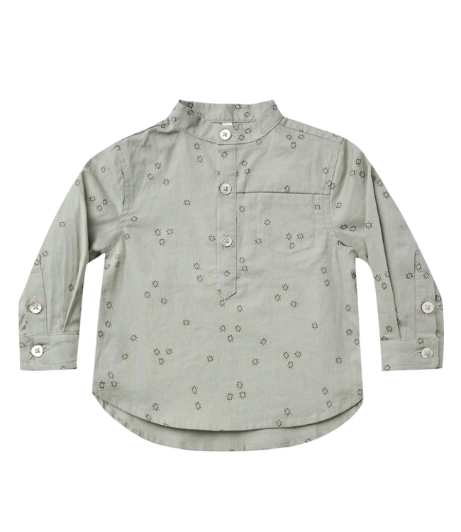 Rylee + Cru Rylee Cru long sleeve mason shirt -Bandana size 6-12M