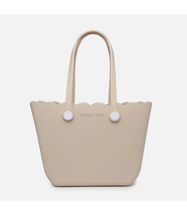 Jen&Co Rose Scalloped Versa Tote w/ Interchangeable Straps