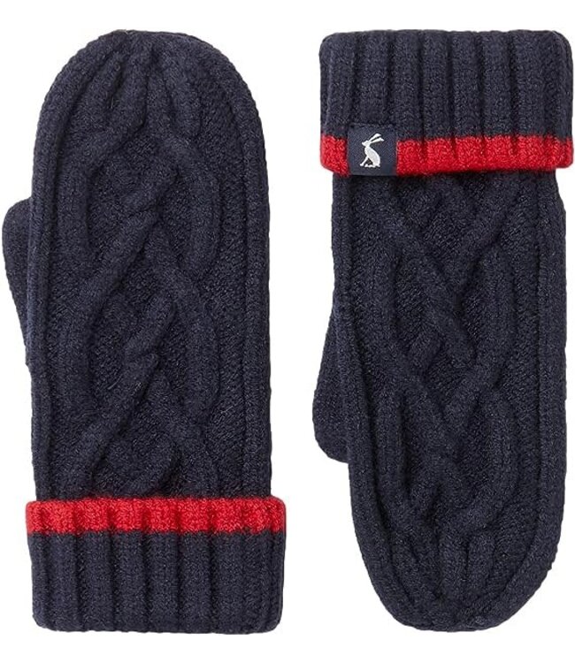 Joules Frosty Cable Mittens