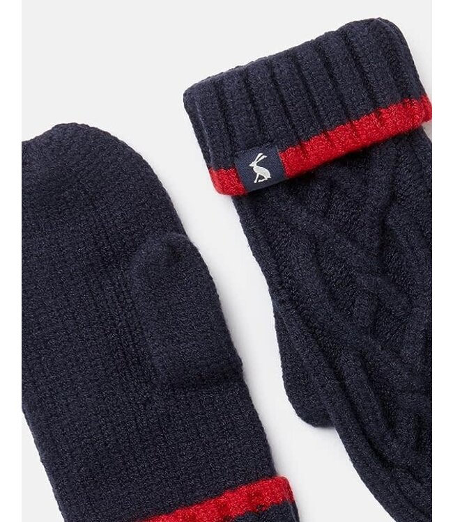 Joules Frosty Cable Mittens