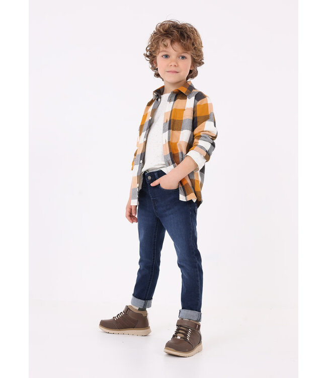 Mayoral Long sleeve checked shirt