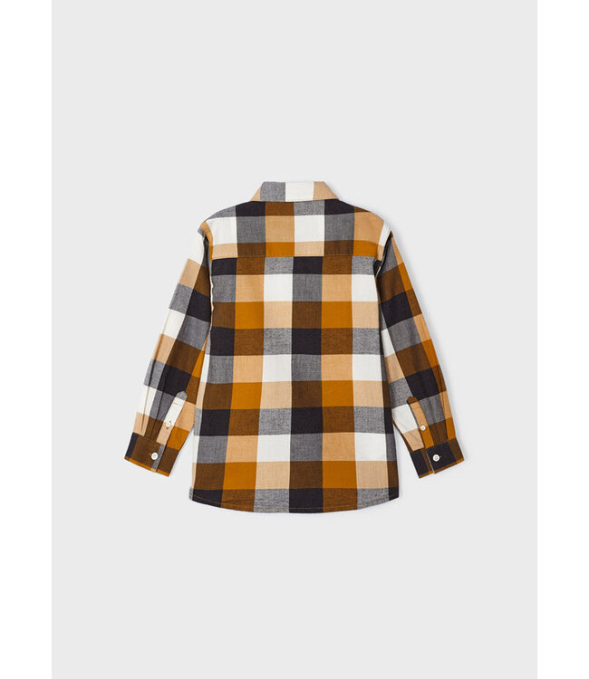 Mayoral Long sleeve checked shirt