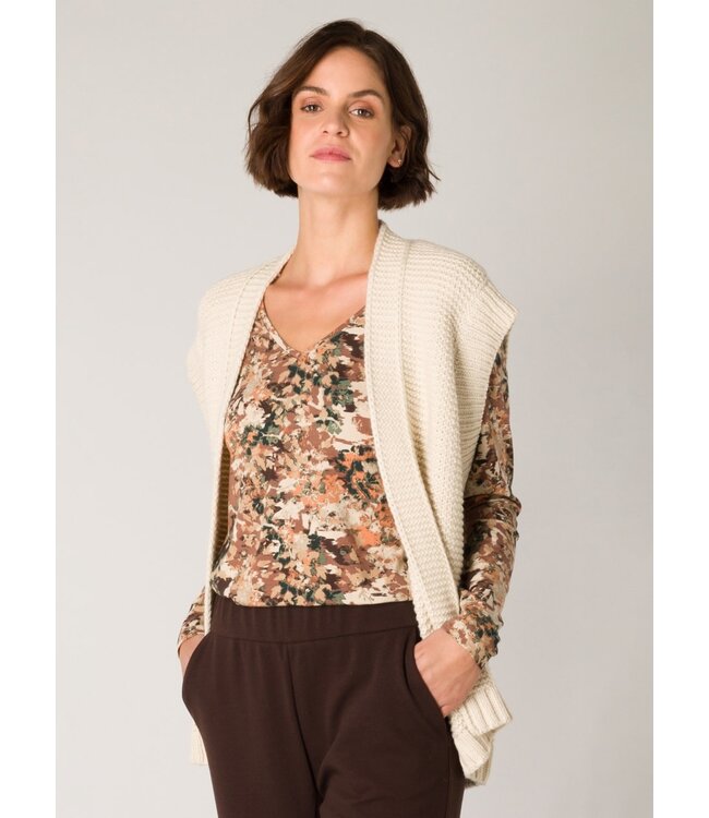 Yest Modern Vibe sleeveless cardigan