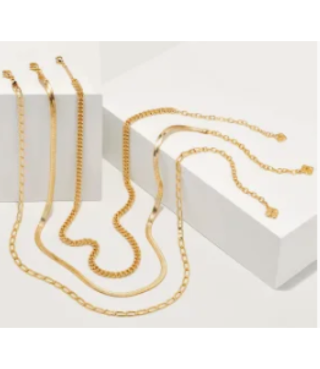 Kendra Scott Chain layering set of  3