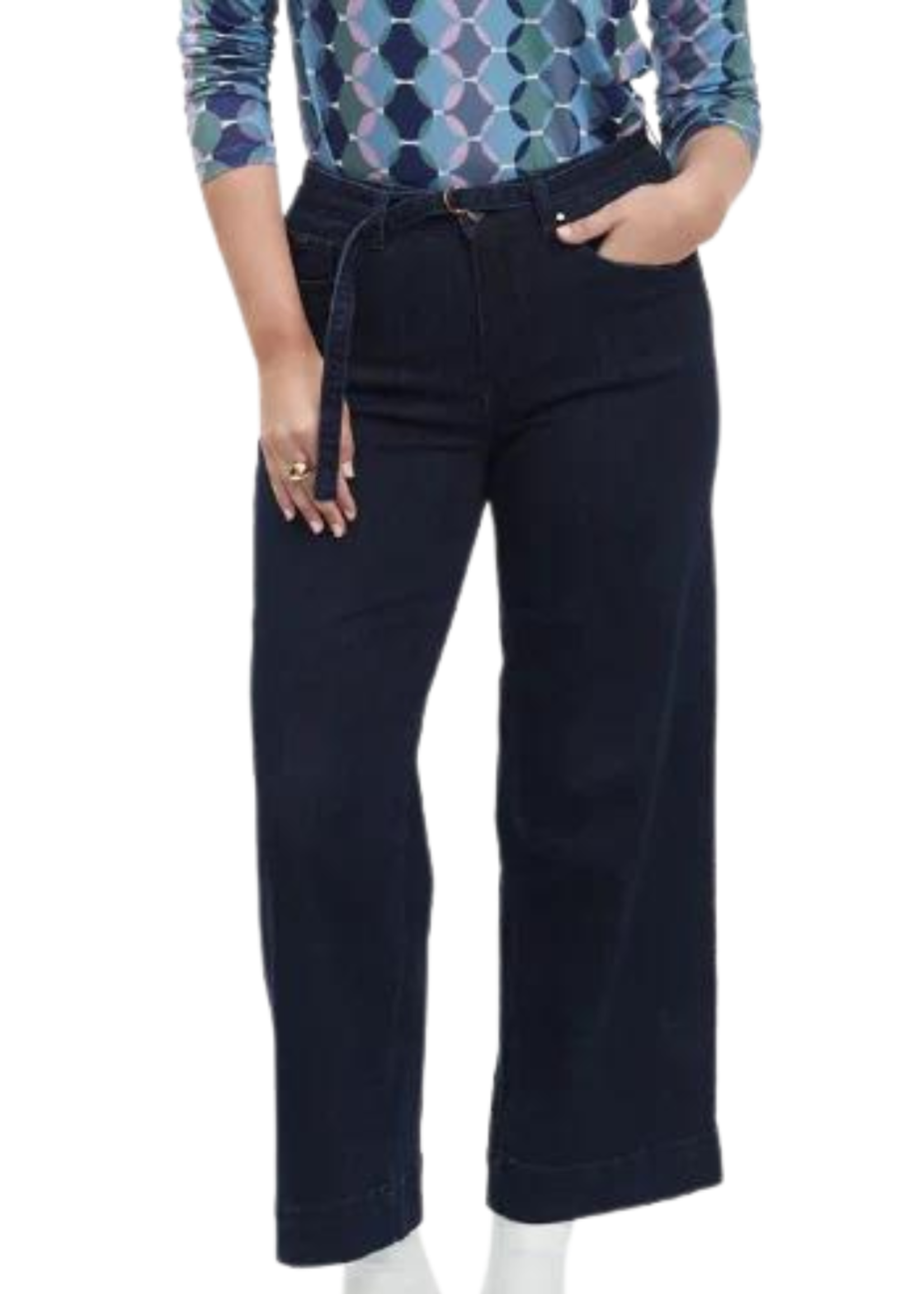 French Dressing Inc. Olivia Wide Ankle Trouser