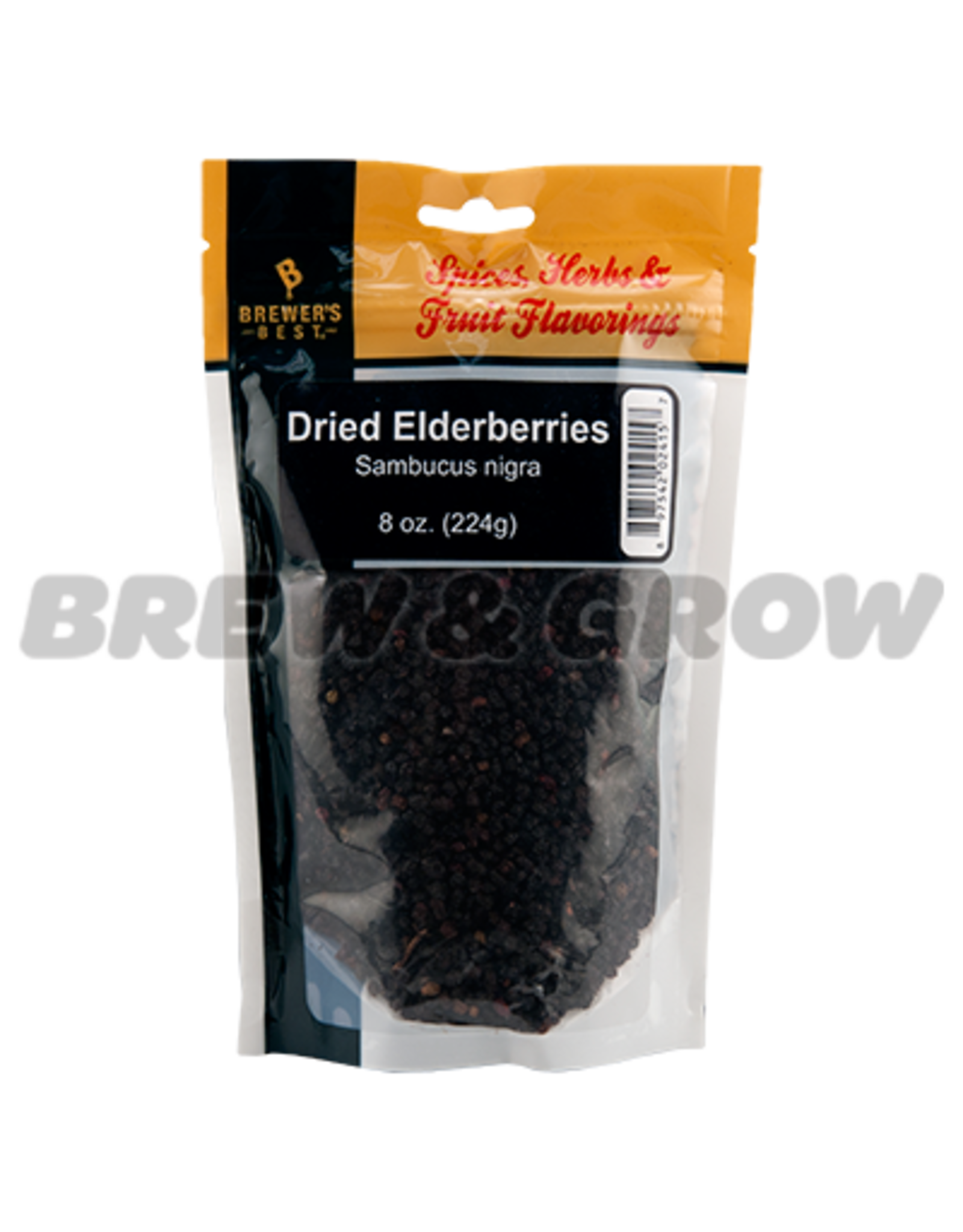 Flavoring - Dried Elderberries 8 oz